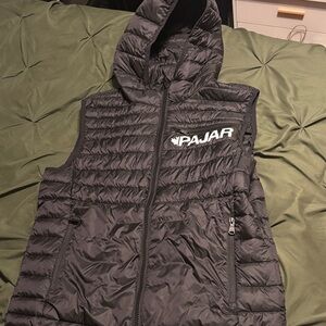 Pajar Charcoal Hooded Puffer Vest